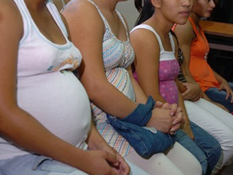 Niñas de colegio embarazadas.